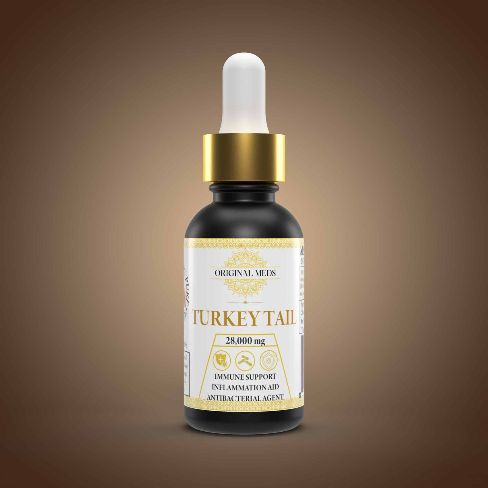 Turkey Tail Dual Extract 1:1 Tincture